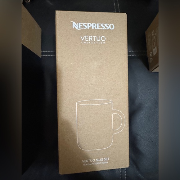 brand new Nespresso 2 glasses mug and 2 spoons - Picture 2 of 2